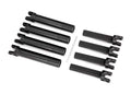 Half shaft set, left or right (plastic parts only) (internal splined half shaft/ external splined half shaft) (4 assemblies) (for use with #8995 WideMaxx™ suspension kit)