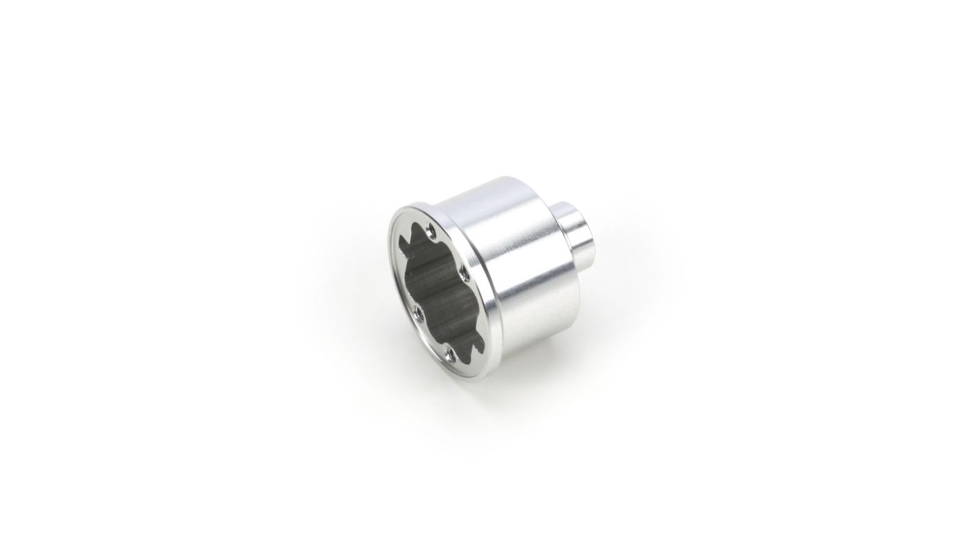 Alloy Inner Diff Case, Slvr: Revo