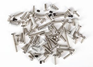 Screw set, machine (Blue Eagle series)(Includes 4mm countersunk aluminum screws)