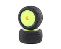 BK Bar Tires, Fr/Rr Mounted, Yellow: Mini-T 2.0