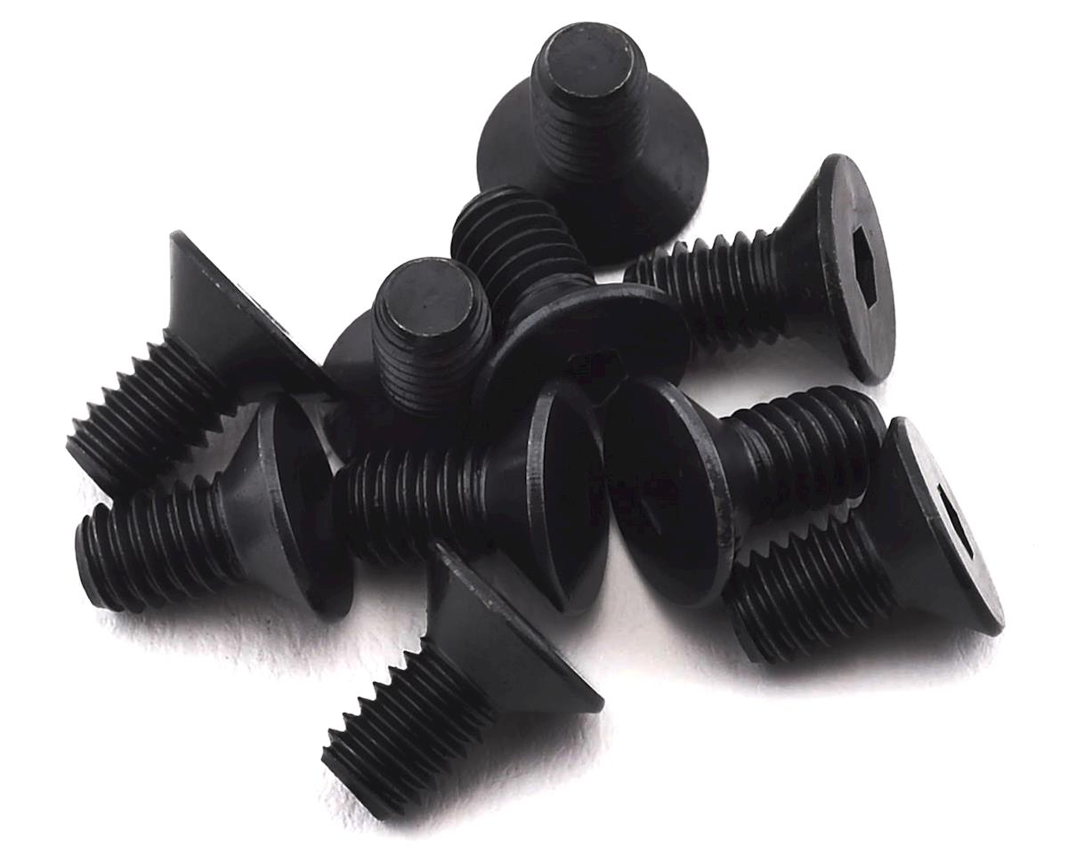 Flat Head Screws, M4x8mm (10)
