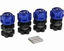 Hot Racing E-Revo 2.0 Alum +10mm Splined 17mm Hex Hubs(inc ground ship lower 48)