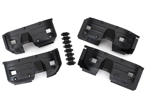Fenders, inner, front & rear (2 each)/ rock light covers (8)