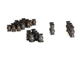 Hollow ball set, complete, TRX-4 (aluminum, PTFE-coated)