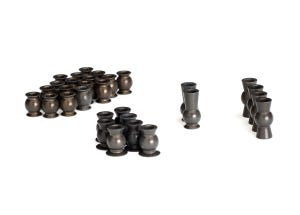 Hollow ball set, complete, TRX-4 (aluminum, PTFE-coated)