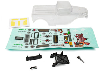 B-17 Betty Body, Clear & Precut: SCX24