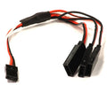 V2 Length 230mm Y-Type 1-to-3 Wire Harness for RX Plug C24105