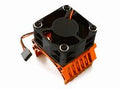 42mm Motor Heatsink+40x40mm Cooling Fan 16k rpm for 1/10 Summit & E-Revo C28603ORANGE