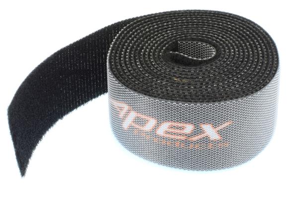 Apex RC Products 25mm X 1.5mm (5ft) Hook & Loop Battery / Electronic Strapping Material