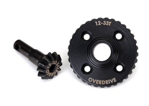 Ring gear, differential/ pinion gear, differential (overdrive, machined)