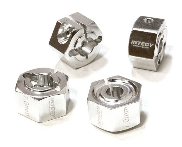 12mm Hex Wheel (4) Hub 7mm Thick for 1/10 Traxxas, Axial, Tamiya, TC & Drift