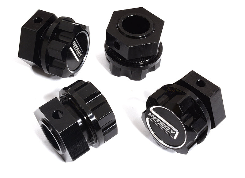 Billet Machined Wheel Adapters for Arrma 1/5 Kraton 4X4 8S BLX Speed Monster C30175BLACK