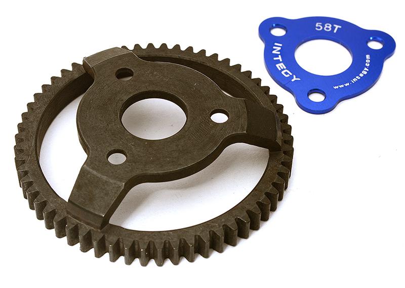 Billet Machined 58T Spur Gear for Traxxas 1/10 Bigfoot 2WD Monster Truck C28445BLUE