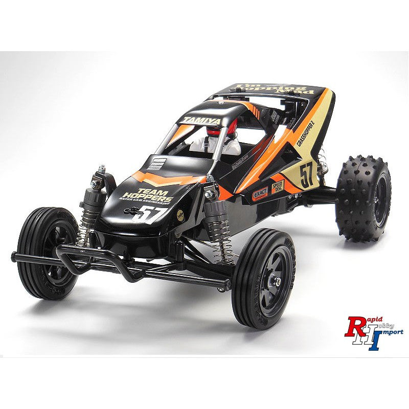Tamiya - 1/10 RC The Grasshoper II Buggy Kit, Black SP
