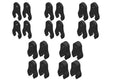 Caster Clips Set - 1 to 4.5mm - 1 Set: Dementor, Kronos,