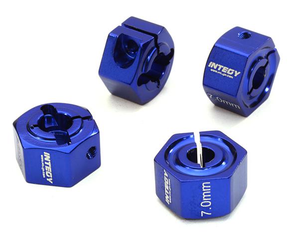 12mm Hex Wheel (4) Hub 7mm Thick for 1/10 Traxxas, Axial, Tamiya, TC & Drift