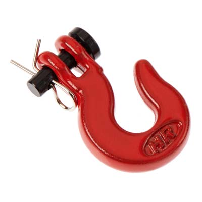 ACC80902 Winch 1/10 Scale Hook Red