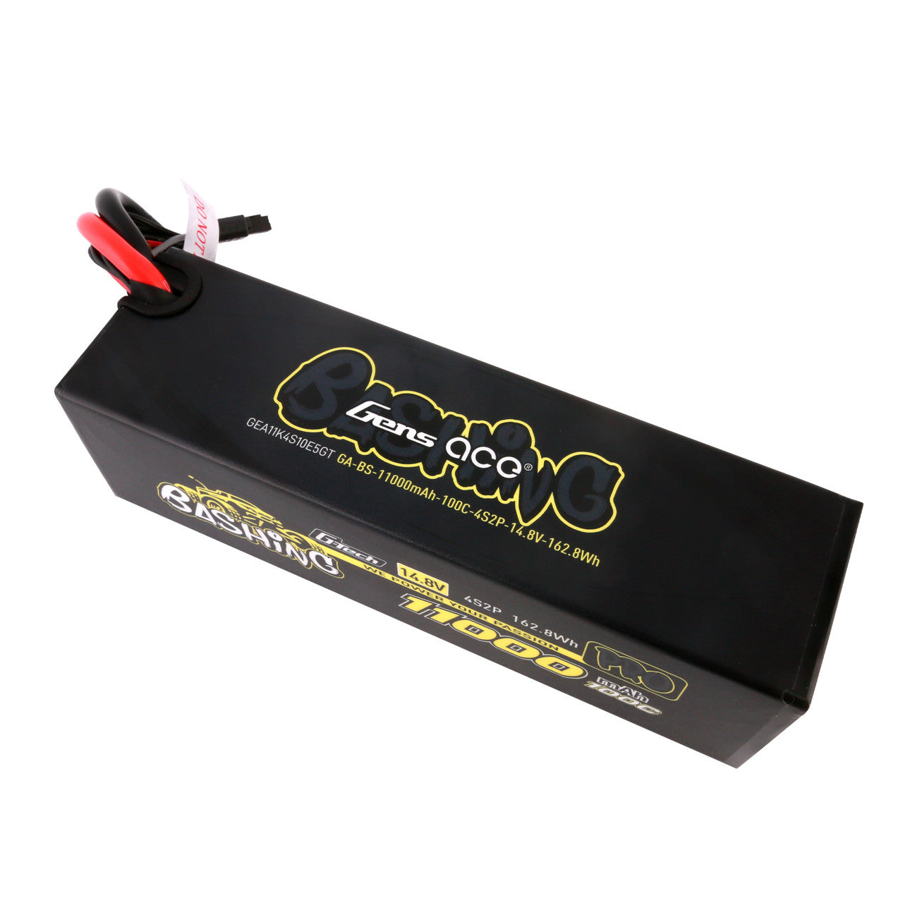 Gens ace 4S2P 11000mah 14.8V 100C Bashing Pro G-tech Lipo Battery Pack with EC5 Plug for Arrma