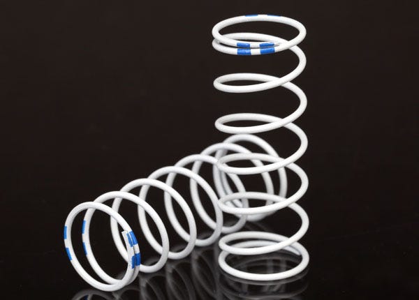 SPRING SHOCK WHITE GTR XXLONG 1.004 RATE BLUE (1 PAIR)