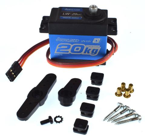POWER HD LW-20MG STANDARD WATERPROOF DIGITAL HIGH TORQUE SERVO - 1/10 - 1/8 STEERING SERVO