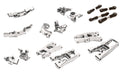 Billet Machined Suspension Kit Conversion for Traxxas 1/10 4-Tec 2.0 C28347SILVER