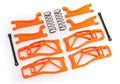 Suspension kit, WideMaxx™, Orange (includes front & rear suspension arms, front toe links, rear shock springs)