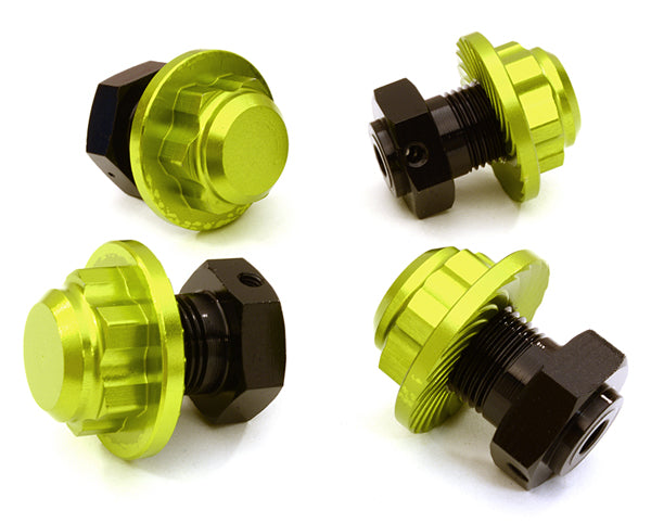 Billet Machined Alloy 17mm Hex Wheel Hub (4) for HPI Savage XS Flux C26812GREEN