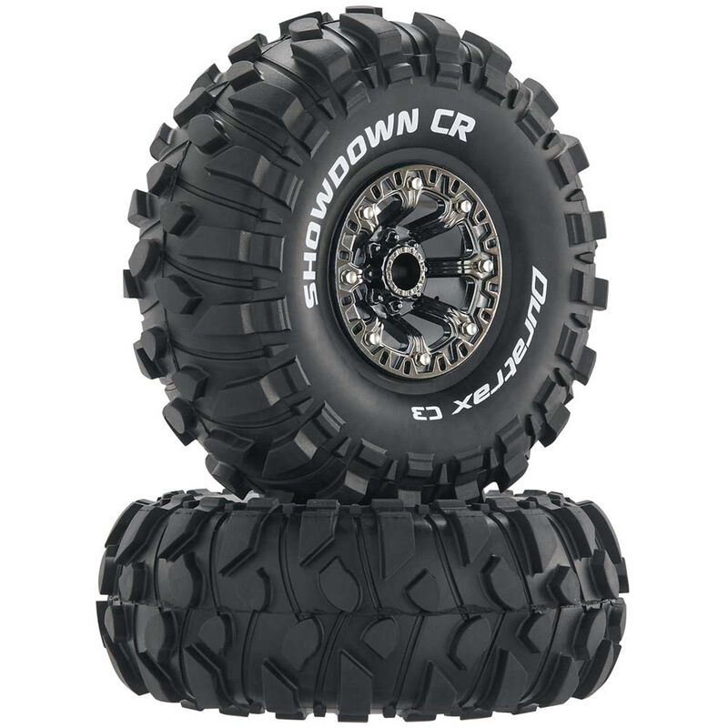 Showdown CR C3 Mntd 2.2" Crawler Blk/Chrm (2)