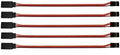 APEX RC PRODUCTS JR STYLE 6" / 150MM SERVO EXTENSION LEAD - 5 PACK #1006