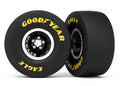 TIRES & WHEELS, ASSBLED, GLUED, ALUM WELD WHEEL, SLICK TIRES (S1 COMPOUND), FOAM INSERTS, (REAR) (2)