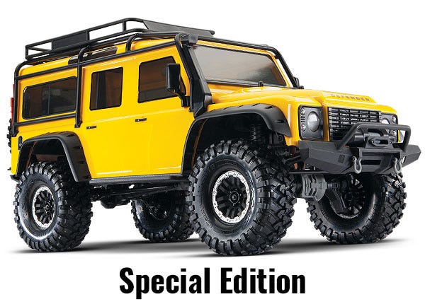 TRX-4 Scale and Trail Crawler with Land Rover Defender Body: 4WD Electric Trail Truck with TQi Traxxas Link Enabled 2.4GHz Radio System
