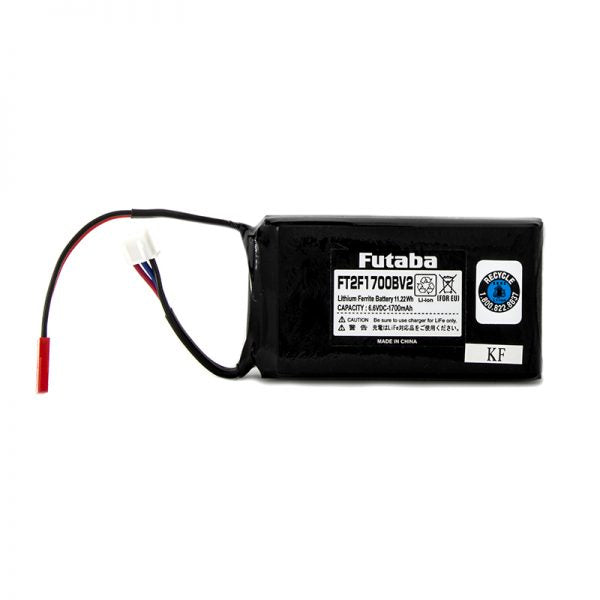 1700mAh LiFe Transmitter Battery 6.6V (2-Cell)