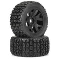1/6 Brutus F/R 5.7" Monster Truck Tires MTD 24mm Black Ripper (2) The Duratrax Brutus tire is built to handle any situation!