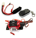 Billet Machined T3 Realistic Mega Winch w/Wireless Module for 1/10 Scale Crawler C24888RED