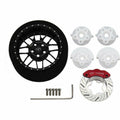 Black 8 double  Spoke BBS Aluminum Steering Transmitter Wheel