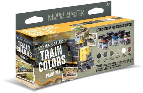 Model Master Train Acrylic Paint Set (6 Colors)