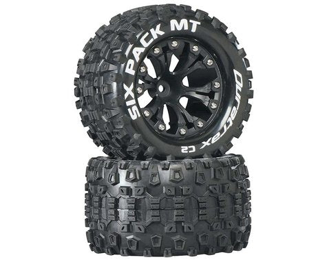Sixpack MT 2.8" Truck 2WD Mntd 1/2" Offset C2 Blk (2)