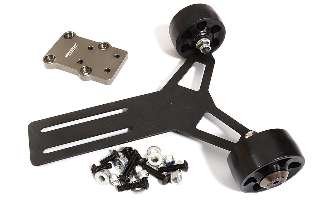Billet Machined Wheelie Bar Set for Arrma 1/5 Kraton 4X4 8S BLX C31322GREY