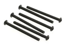 2592 Screws 3x40mm Button-Head Machine Hex Drive (6)