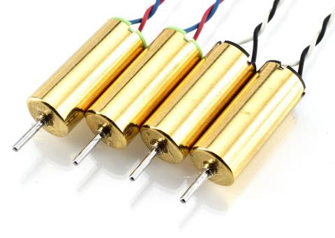 APEX RC PRODUCTS BLADE INDUCTRIX / NANO QX 6X15MM BALLISTIC 19,600KV / 72,500RPM UPGRADED CW CCW MOTOR SET #9076
