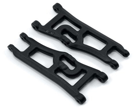 70662 Wide Front A-Arms Black Rustler/Stampede