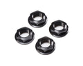 17mm Flanged Wheel Nut, Black (4): Super Rock Rey