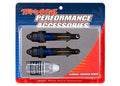 Shocks, GTR long blue-anodized, PTFE-coated bodies with TiN shafts (fully assembled, without springs) (2)