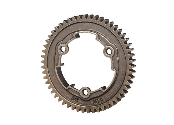 Spur gear, 54-tooth, steel (1.0 metric pitch)