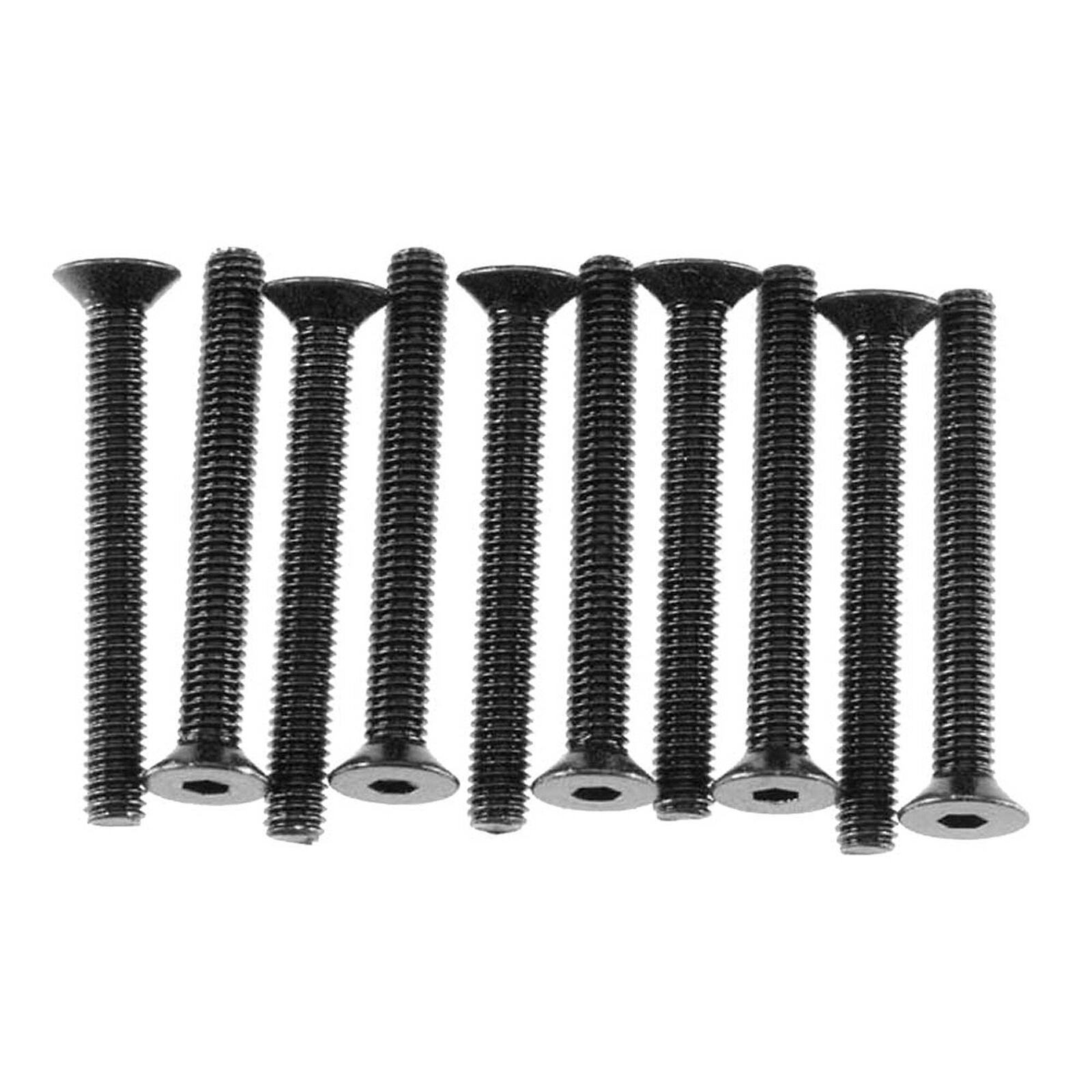 AXA150 Hex Sckt Flat Head M3x25mm Black Oxide (10)