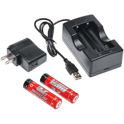 AR390238 Li-Ion 18650 Batt/ADC-L2 Li-Ion Charger Set US