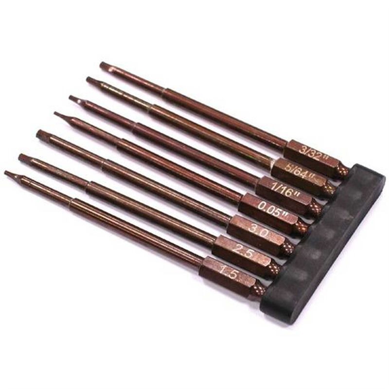 *TOP Hex Tip Set, 1/4" Adapter (7)