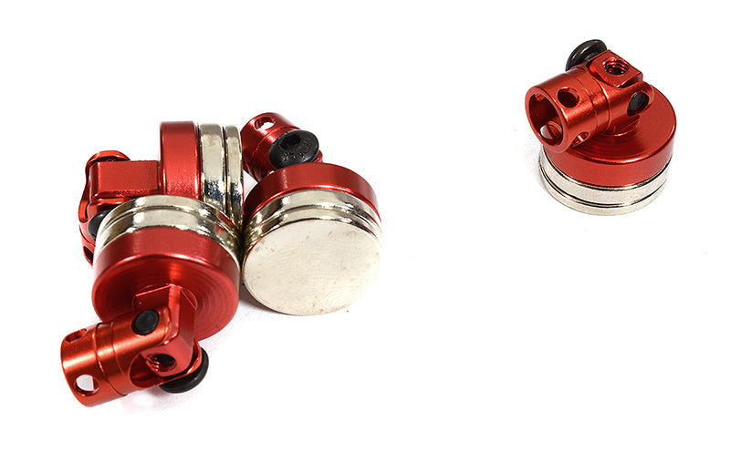 Magnetic Force Type 6mm Size Body Mount Set for 1/10 Crawler, Drift & TC C30021RED