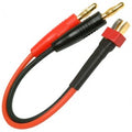 Apex RC Products T Ultra Plug -> 4mm Banana Battery Charge Lead