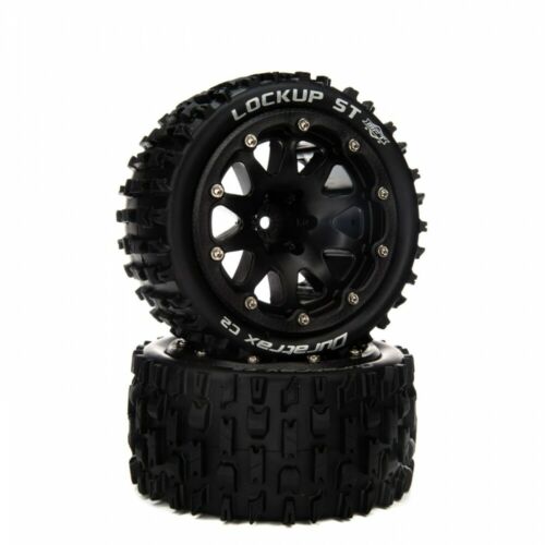Duratrax Lockup ST Belted 2.8 Mounted F/R 14mm Black (2 DTXC5541)